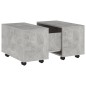 vidaXL Couchtisch Betongrau 60x60x38 cm Holzwerkstoff vidaXL Couchtisch Betongrau 60x60x38 cm Holzwerkstoff