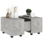 vidaXL Couchtisch Betongrau 60x60x38 cm Holzwerkstoff vidaXL Couchtisch Betongrau 60x60x38 cm Holzwerkstoff