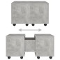 vidaXL Couchtisch Betongrau 60x60x38 cm Holzwerkstoff vidaXL Couchtisch Betongrau 60x60x38 cm Holzwerkstoff