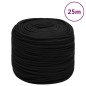 vidaXL Arbeitsseil Schwarz 8 mm 25 m Polyester vidaXL Arbeitsseil Schwarz 8 mm 25 m Polyester
