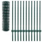 vidaXL Metallzaun Stahl 20 x 1 m Grün vidaXL Metallzaun Stahl 20 x 1 m Grün