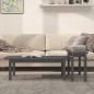vidaXL 2-tlg. Couchtisch-Set Grau Massivholz Kiefer vidaXL 2-tlg. Couchtisch-Set Grau Massivholz Kiefer