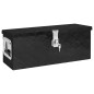 vidaXL Aufbewahrungsbox Schwarz 60x23,5x23 cm Aluminium vidaXL Aufbewahrungsbox Schwarz 60x23,5x23 cm Aluminium