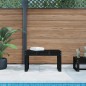 vidaXL Gartenbank Schwarz 80x38x45 cm Massivholz Kiefer vidaXL Gartenbank Schwarz 80x38x45 cm Massivholz Kiefer