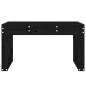 vidaXL Gartenbank Schwarz 80x38x45 cm Massivholz Kiefer vidaXL Gartenbank Schwarz 80x38x45 cm Massivholz Kiefer
