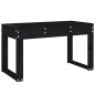 vidaXL Gartenbank Schwarz 80x38x45 cm Massivholz Kiefer vidaXL Gartenbank Schwarz 80x38x45 cm Massivholz Kiefer