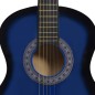 vidaXL Klassikgitarre für Anfänger und Kinder Blau 3/4 36" vidaXL Klassikgitarre für Anfänger und Kinder Blau 3/4 36"