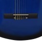 vidaXL Klassikgitarre für Anfänger und Kinder Blau 3/4 36" vidaXL Klassikgitarre für Anfänger und Kinder Blau 3/4 36"