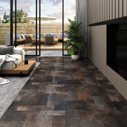vidaXL PVC-Laminat-Dielen Selbstklebend 5,11 m² Holzoptik Braun