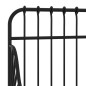 vidaXL Ausziehbett Schwarz Metall 80x130/200 cm vidaXL Ausziehbett Schwarz Metall 80x130/200 cm