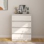 vidaXL Beistellschrank Weiß 60x36x84 cm Massivholz Kiefer vidaXL Beistellschrank Weiß 60x36x84 cm Massivholz Kiefer