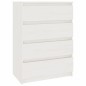 vidaXL Beistellschrank Weiß 60x36x84 cm Massivholz Kiefer vidaXL Beistellschrank Weiß 60x36x84 cm Massivholz Kiefer