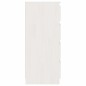 vidaXL Beistellschrank Weiß 60x36x84 cm Massivholz Kiefer vidaXL Beistellschrank Weiß 60x36x84 cm Massivholz Kiefer