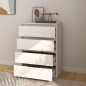 vidaXL Beistellschrank Weiß 60x36x84 cm Massivholz Kiefer vidaXL Beistellschrank Weiß 60x36x84 cm Massivholz Kiefer