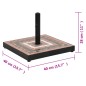 vidaXL Sonnenschirmständer Terrakotta und Weiß Quadratisch 12 kg vidaXL Sonnenschirmständer Terrakotta und Weiß Quadratisch 12 kg