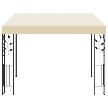 vidaXL Wand-Pavillon 3x3x2,5 m Cremeweiß