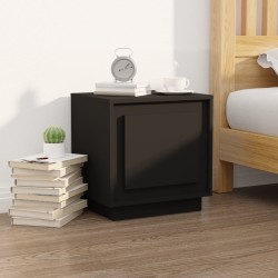 vidaXL Nachttisch Schwarz 44x35x45 cm Holzwerkstoff