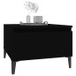 vidaXL Beistelltisch Schwarz 50x46x35 cm Holzwerkstoff vidaXL Beistelltisch Schwarz 50x46x35 cm Holzwerkstoff