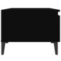 vidaXL Beistelltisch Schwarz 50x46x35 cm Holzwerkstoff vidaXL Beistelltisch Schwarz 50x46x35 cm Holzwerkstoff