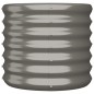 vidaXL Pflanzkübel Pulverbeschichteter Stahl 40x40x36 cm Grau vidaXL Pflanzkübel Pulverbeschichteter Stahl 40x40x36 cm Grau