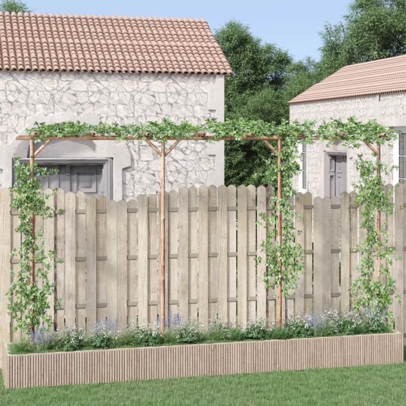 vidaXL Pergola Bambus 385x40x205 cm vidaXL Pergola Bambus 385x40x205 cm