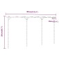 vidaXL Pergola Bambus 385x40x205 cm vidaXL Pergola Bambus 385x40x205 cm