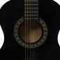 vidaXL Klassikgitarre für Anfänger und Kinder Schwarz 1/2 34" vidaXL Klassikgitarre für Anfänger und Kinder Schwarz 1/2 34"