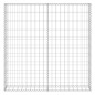 vidaXL Gabionenwand mit Abdeckung Verzinkter Stahl 80×20×100 cm vidaXL Gabionenwand mit Abdeckung Verzinkter Stahl 80×20×100 cm