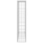 vidaXL Gabionenwand mit Abdeckung Verzinkter Stahl 80×20×100 cm vidaXL Gabionenwand mit Abdeckung Verzinkter Stahl 80×20×100 cm