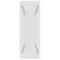 vidaXL Brennholzregal Transparent 80x35x100 cm Hartglas vidaXL Brennholzregal Transparent 80x35x100 cm Hartglas