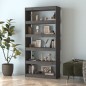 vidaXL Bücherregal/Raumteiler Grau 80x30x167,4 cm Massivholz Kiefer vidaXL Bücherregal/Raumteiler Grau 80x30x167,4 cm Massivholz Kiefer