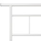 vidaXL Bettgestell Weiß Metall 100x200 cm vidaXL Bettgestell Weiß Metall 100x200 cm