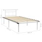 vidaXL Bettgestell Weiß Metall 100x200 cm vidaXL Bettgestell Weiß Metall 100x200 cm
