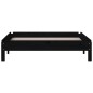 vidaXL Stapelbett Schwarz 90x190 cm Massivholz Kiefer vidaXL Stapelbett Schwarz 90x190 cm Massivholz Kiefer