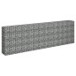 vidaXL Gabionen-Hochbeet Verzinkter Stahl 270 x 30 x 90 cm vidaXL Gabionen-Hochbeet Verzinkter Stahl 270 x 30 x 90 cm