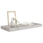 vidaXL Schweberegal Betongrau 60x23,5x3,8 cm MDF vidaXL Schweberegal Betongrau 60x23,5x3,8 cm MDF