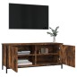 vidaXL TV-Schrank mit Türen Räuchereiche 102x35x45 cm Holzwerkstoff vidaXL TV-Schrank mit Türen Räuchereiche 102x35x45 cm Holzwerkstoff