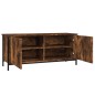 vidaXL TV-Schrank mit Türen Räuchereiche 102x35x45 cm Holzwerkstoff vidaXL TV-Schrank mit Türen Räuchereiche 102x35x45 cm Holzwerkstoff