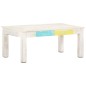 vidaXL Couchtisch Weiß 110x60x45 cm Massivholz Mango vidaXL Couchtisch Weiß 110x60x45 cm Massivholz Mango