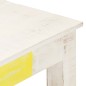 vidaXL Couchtisch Weiß 110x60x45 cm Massivholz Mango vidaXL Couchtisch Weiß 110x60x45 cm Massivholz Mango
