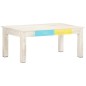 vidaXL Couchtisch Weiß 110x60x45 cm Massivholz Mango vidaXL Couchtisch Weiß 110x60x45 cm Massivholz Mango