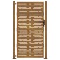 vidaXL Gartentor 105x180 cm Cortenstahl Quadratisches Design vidaXL Gartentor 105x180 cm Cortenstahl Quadratisches Design