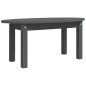 vidaXL Couchtisch Grau 80x40x35 cm Massivholz Kiefer vidaXL Couchtisch Grau 80x40x35 cm Massivholz Kiefer