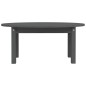 vidaXL Couchtisch Grau 80x40x35 cm Massivholz Kiefer vidaXL Couchtisch Grau 80x40x35 cm Massivholz Kiefer