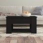vidaXL Couchtisch Schwarz 79x49x41 cm Holzwerkstoff vidaXL Couchtisch Schwarz 79x49x41 cm Holzwerkstoff