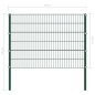 vidaXL Zaunfeld mit Pfosten Eisen 1,7 x 1,2 m Grün vidaXL Zaunfeld mit Pfosten Eisen 1,7 x 1,2 m Grün