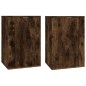 vidaXL TV-Wandschränke 2 Stk. Räuchereiche 40x34,5x60 cm vidaXL TV-Wandschränke 2 Stk. Räuchereiche 40x34,5x60 cm