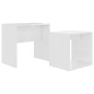 vidaXL Couchtisch-Set Hochglanz-Weiß 48x30x45 cm Holzwerkstoff vidaXL Couchtisch-Set Hochglanz-Weiß 48x30x45 cm Holzwerkstoff