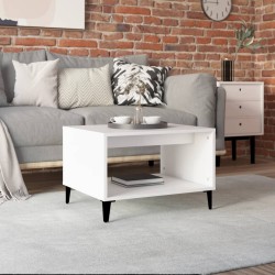vidaXL Couchtisch Weiß 60x50x40 cm Holzwerkstoff