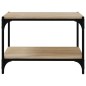 vidaXL TV-Schrank Sonoma-Eiche 60x33x41 cm Holzwerkstoff und Stahl vidaXL TV-Schrank Sonoma-Eiche 60x33x41 cm Holzwerkstoff und Stahl